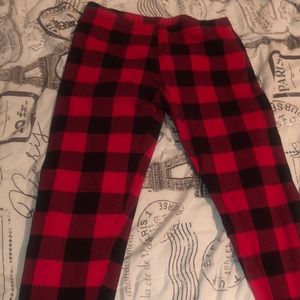 Plaid Leggings